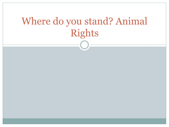 Contemplating Animal Rights, Ethics, and Consumption Dilemmas