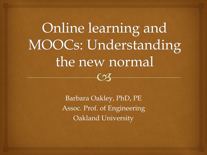 Shaping the Future of Online Learning in Higher Education