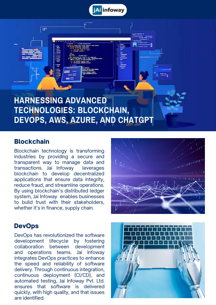 harnessing advanced technologies blockchain n.w