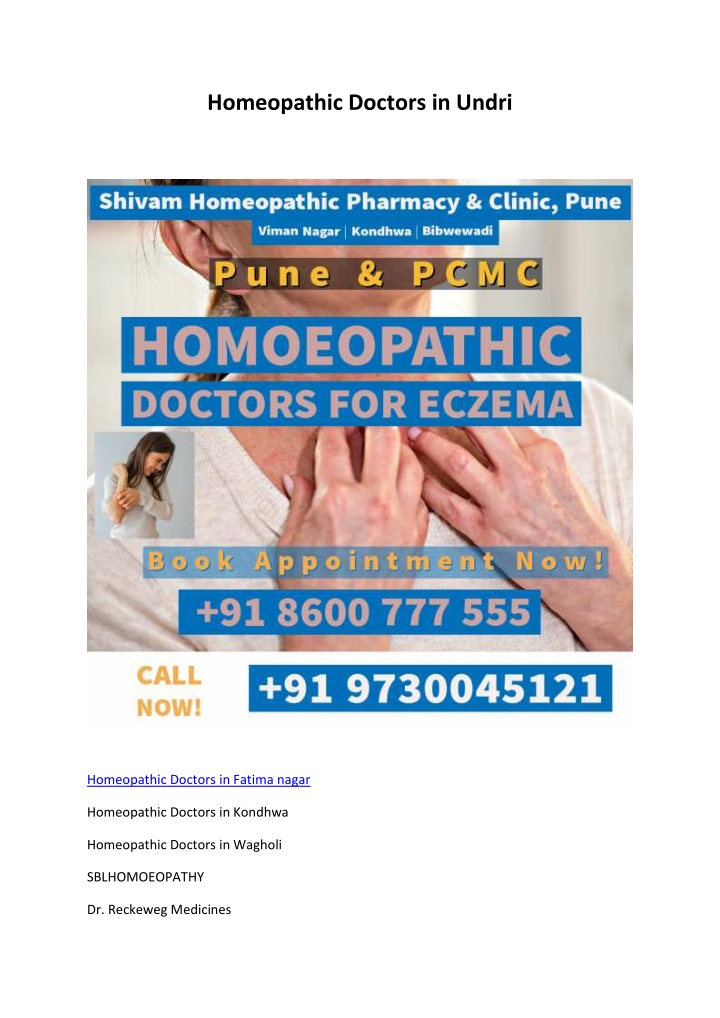 homeopathic doctors in undri n.w