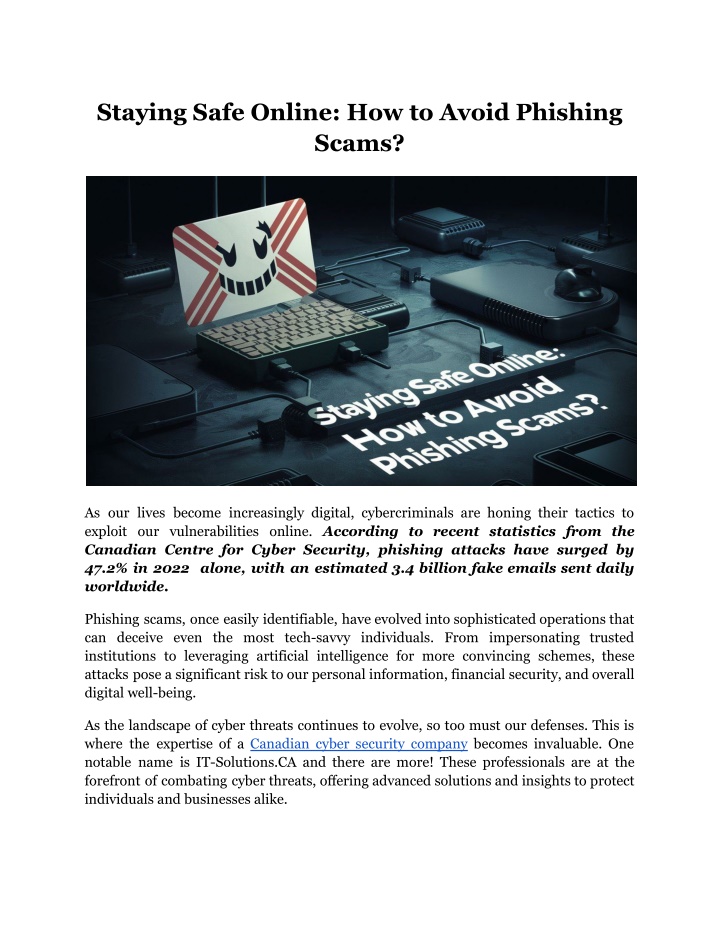 staying safe online how to avoid phishing scams n.w