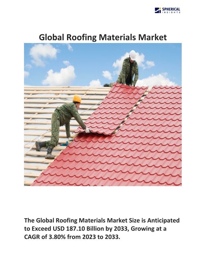 global roofing materials market n.w
