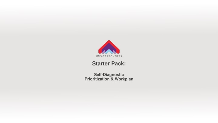 Impact-Financial Integration Self-Diagnostic Starter Pack