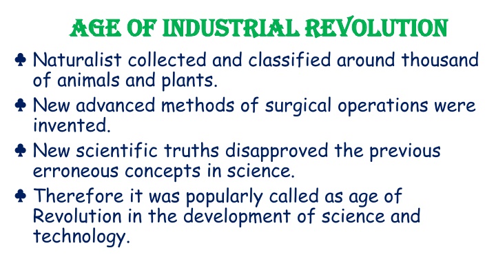 Impact of the Industrial Revolution on Science and Technology