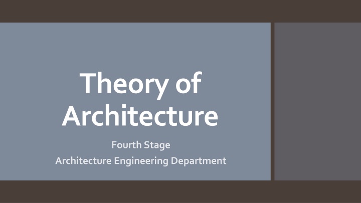 Architectural Evolution: From Theory to Industrial Revolution
