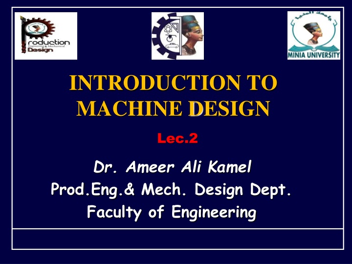 Machine Design Fundamentals and Calculations