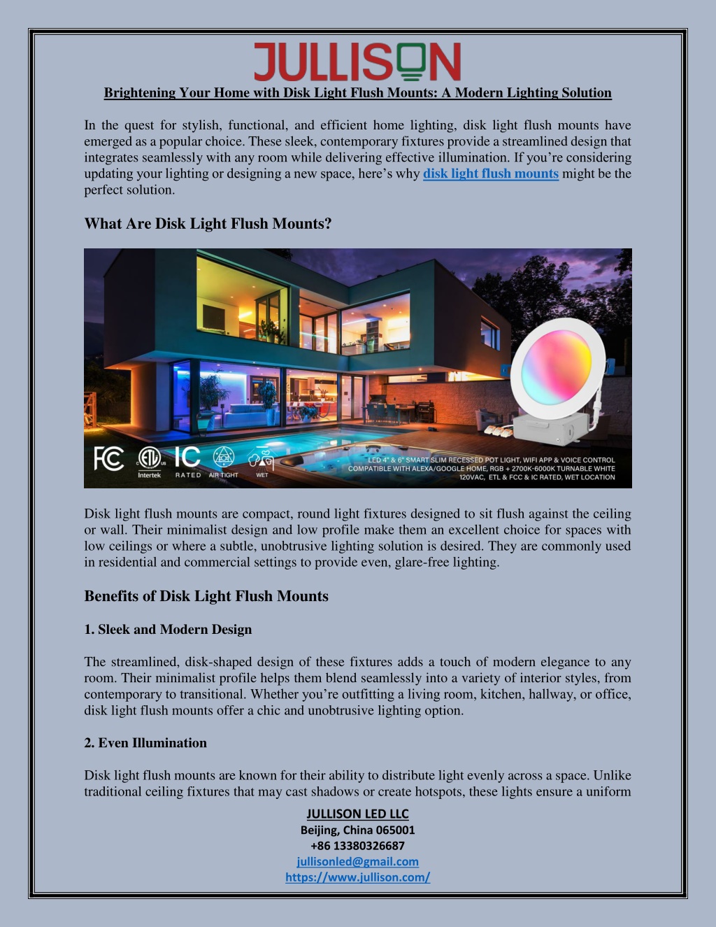 brightening your home with disk light flush l.w