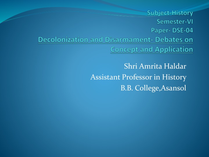 Colonialism and Imperialism in Modern History