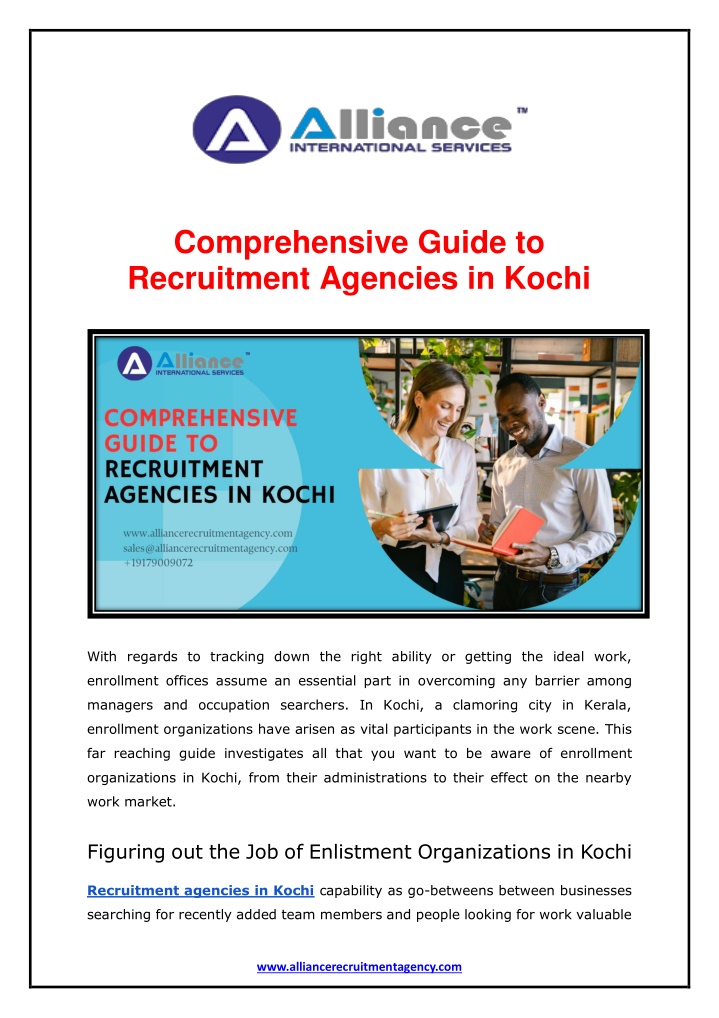 comprehensive guide to recruitment agencies n.w