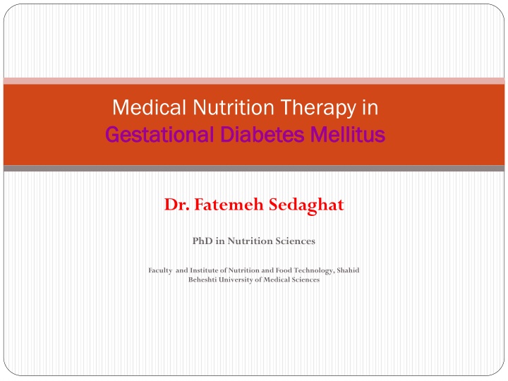 Gestational Diabetes Mellitus: Overview and Risk Factors