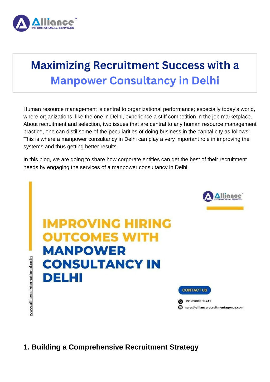 maximizing recruitment success with a manpower l.w