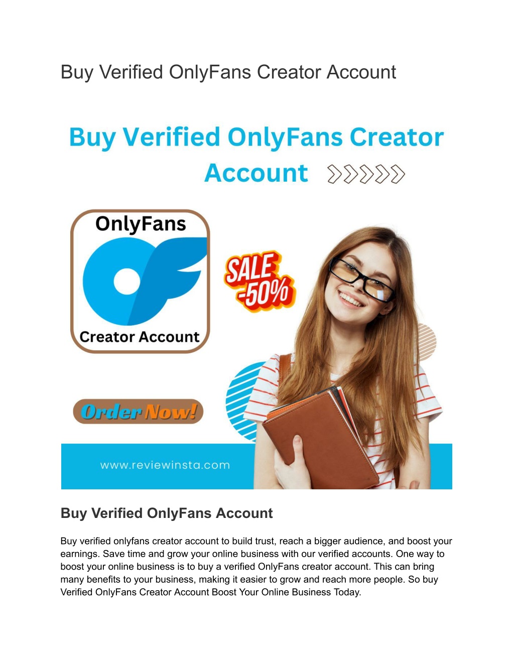 buy verified onlyfans creator account l.w