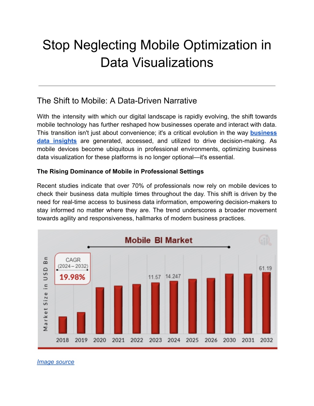 stop neglecting mobile optimization in data l.w