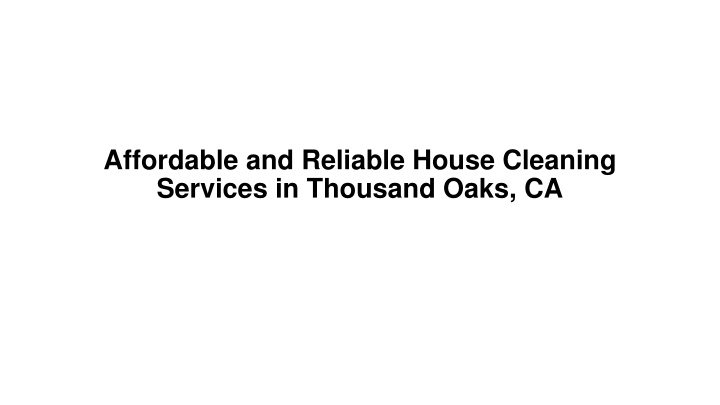 affordable and reliable house cleaning services n.w