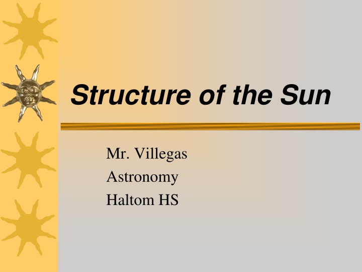 Structure and Energy Production of the Sun