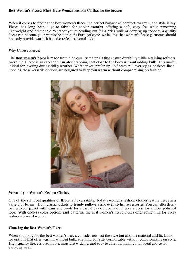 best women s fleece must have women fashion n.w