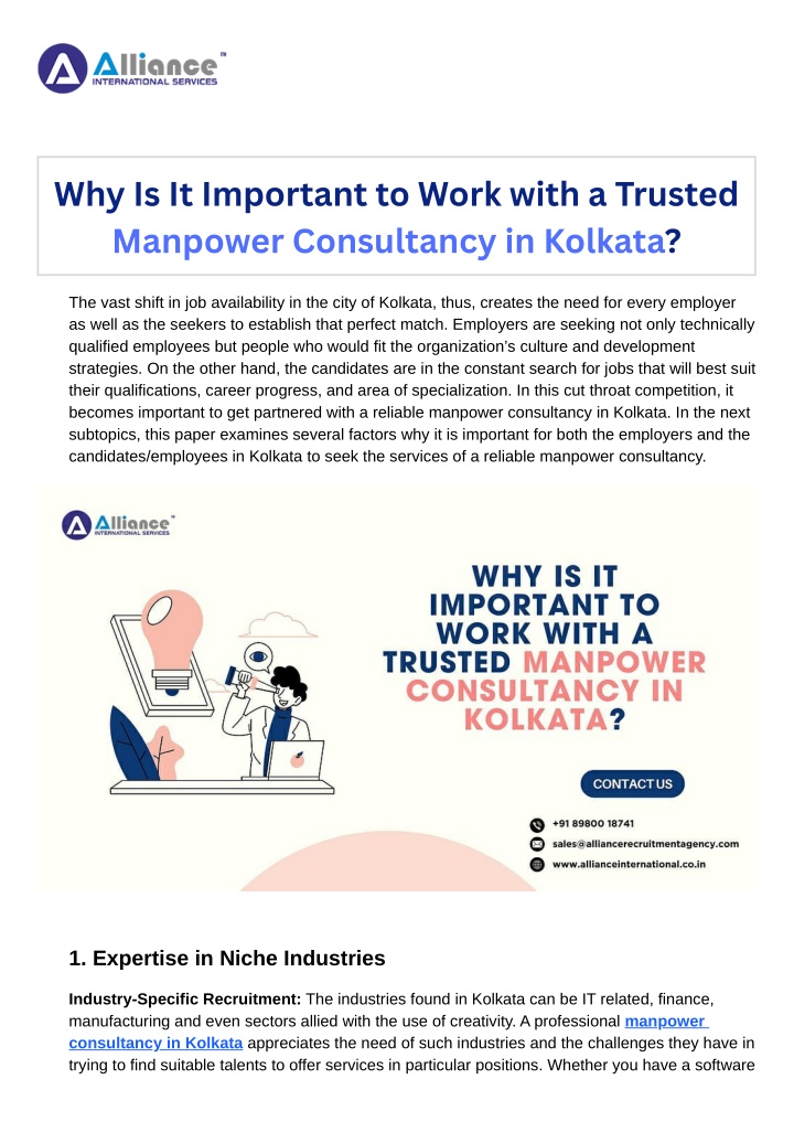why is it important to work with a trusted n.w