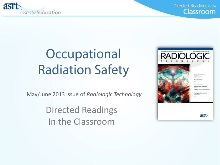 Ionizing Radiation in Medical Imaging