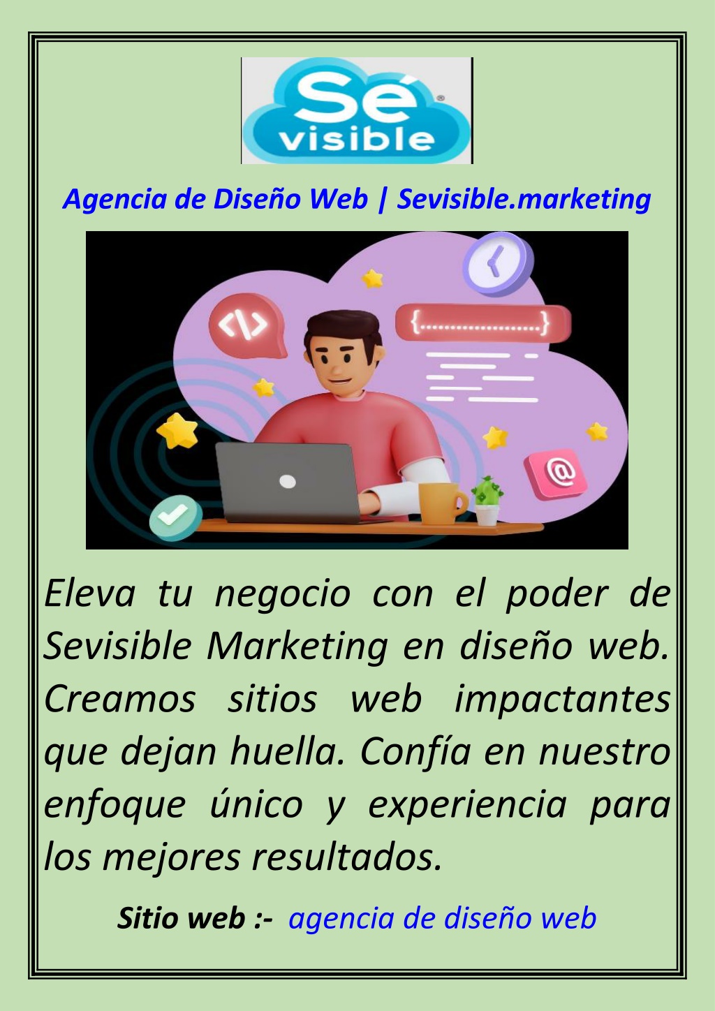 agencia de dise o web sevisible marketing l.w