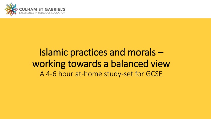 Islamic Practices and Morals for GCSE Studies