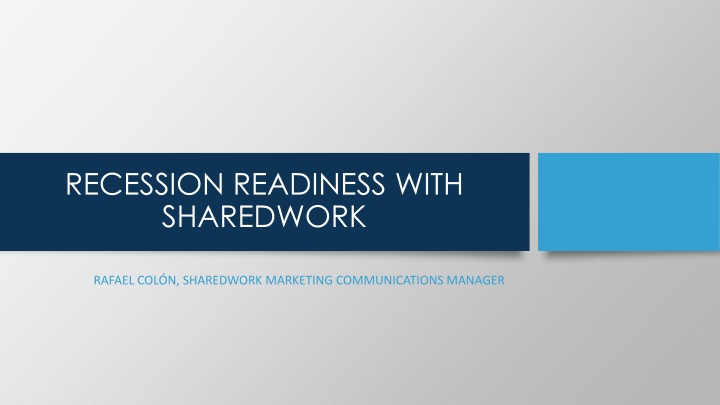 Achieving Recession Readiness with SharedWork Program