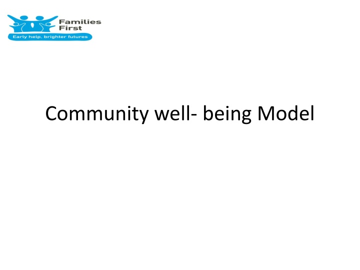 Community Well-Being for Children and Families