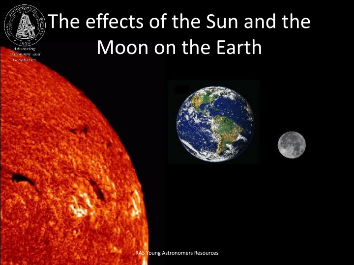 Sun, Moon, and Earth: Resources for Young Astronomers