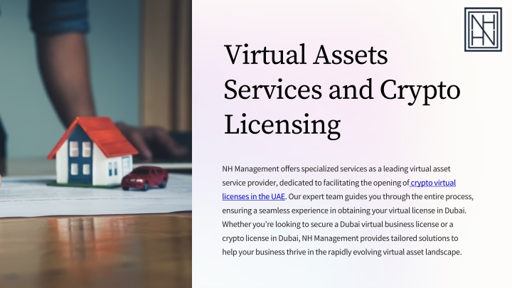 Specialized Virtual Asset Services in Dubai | NH Management