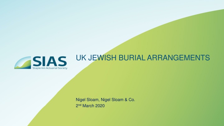 UK Jewish Burial Arrangements Overview