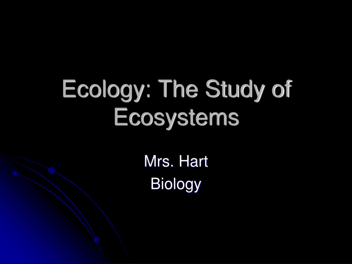 Ecosystems: A Beginner's Guide to Ecology