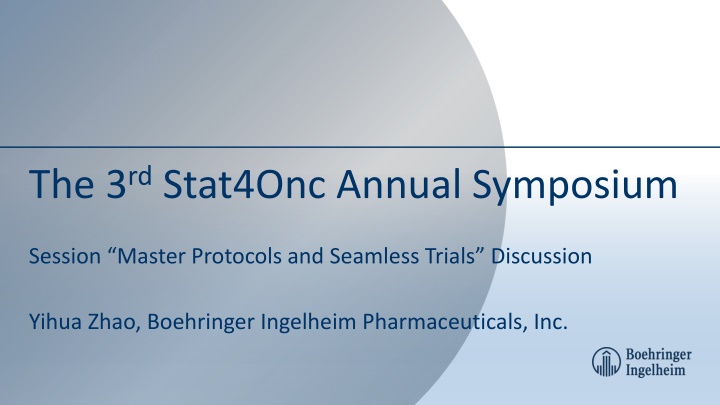 Emerging Trends in Clinical Trial Designs for Oncology Drug Development