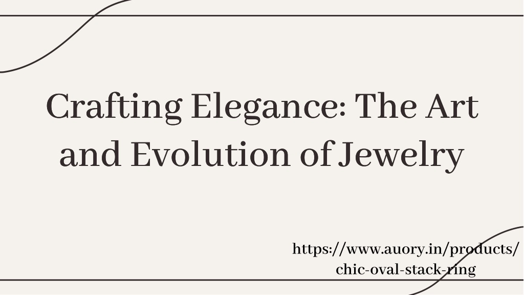 crafting elegance the art and evolution l.w