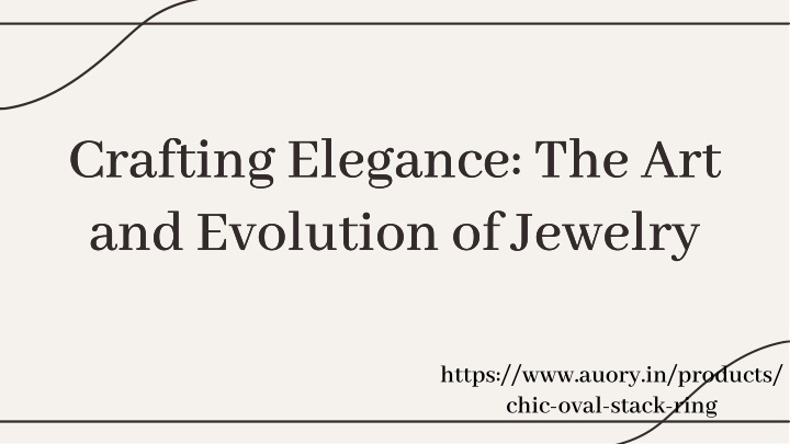 crafting elegance the art and evolution n.w