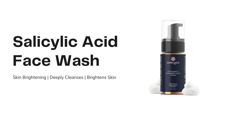 salicylic acid face wash n.w