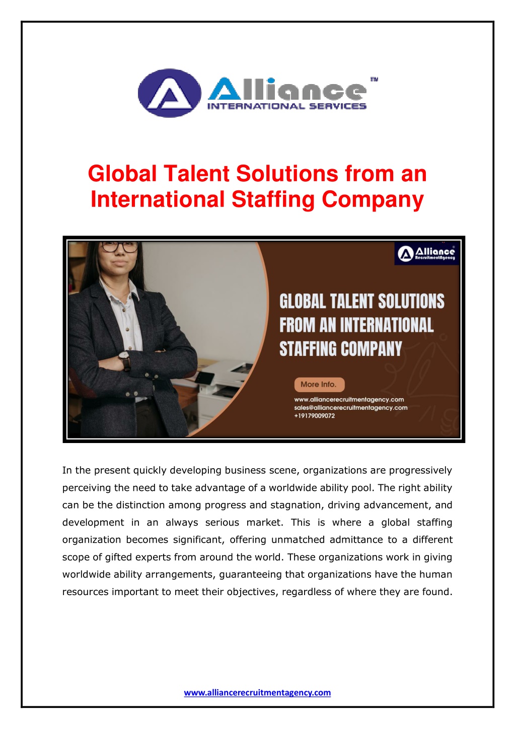 global talent solutions from an international l.w