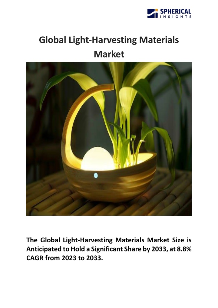 global light harvesting materials market n.w