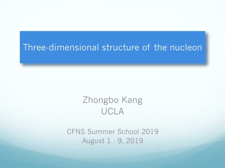 Insights into Three-Dimensional Structure of Nucleon and Parton Distributions