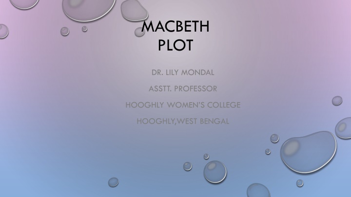 Synopsis of Shakespeare's Macbeth and the Ambitious Plot Unveiled