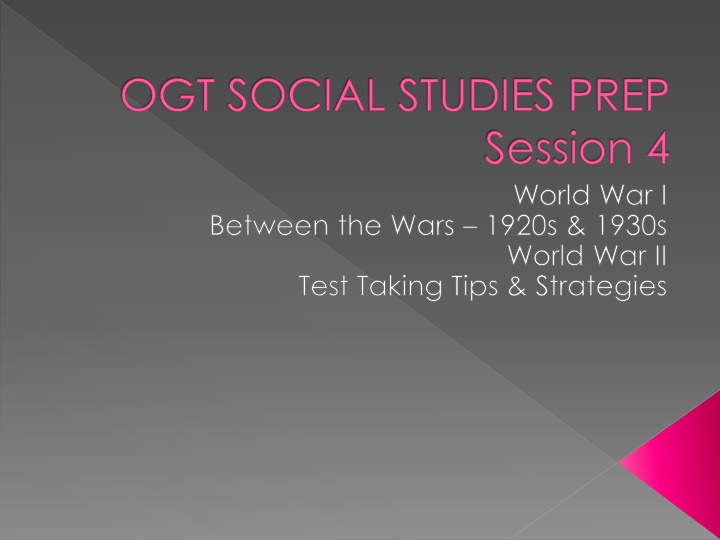The Impact of World War I on Global History