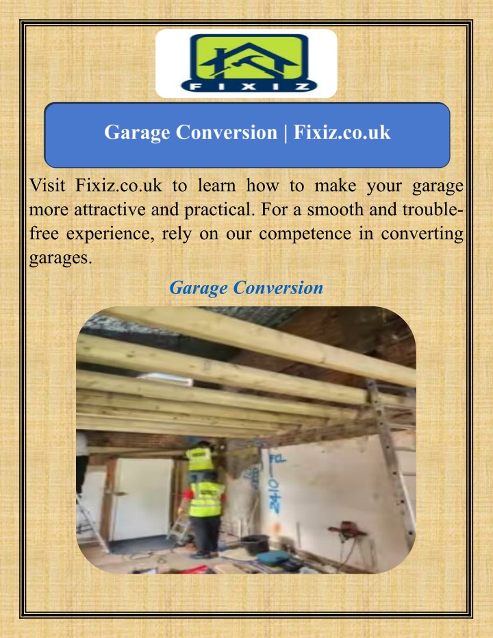 visit fixiz co uk to learn how to make your n.w