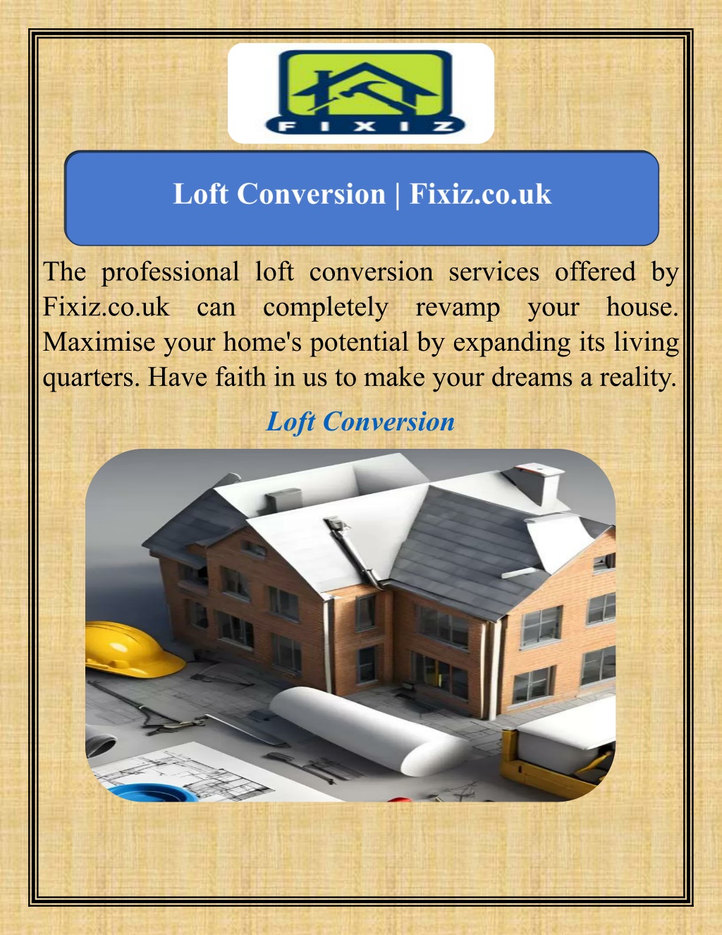 the professional loft conversion services offered l.w