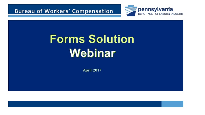 Efficient Submission of Forms Solution via EDI Transactions