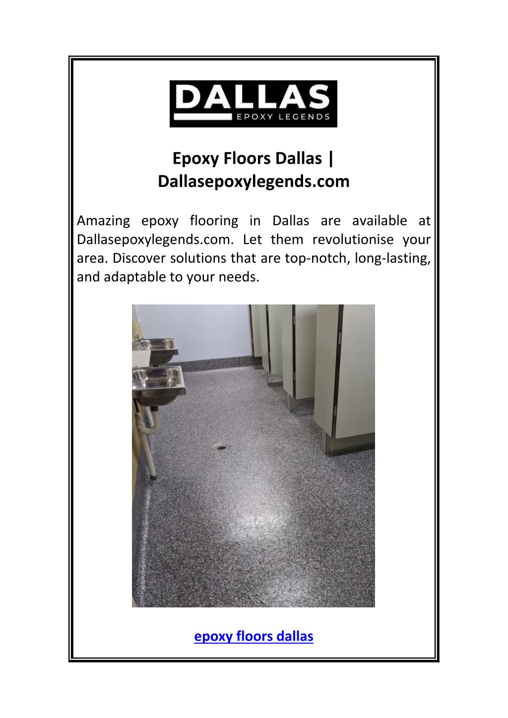 epoxy floors dallas dallasepoxylegends com l.w