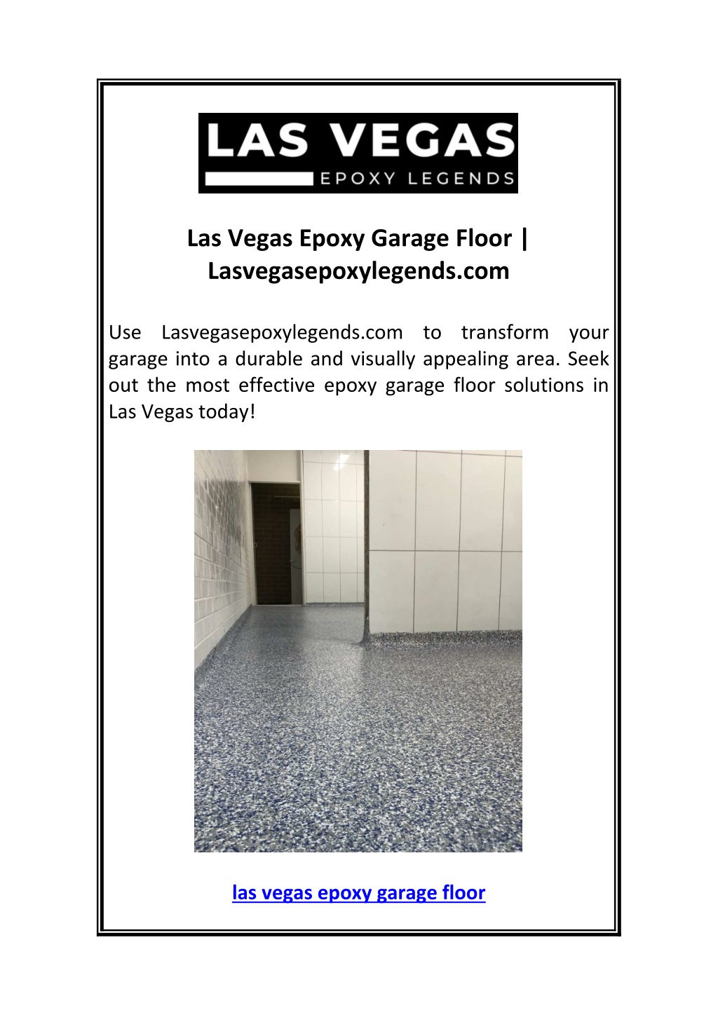 las vegas epoxy garage floor lasvegasepoxylegends l.w