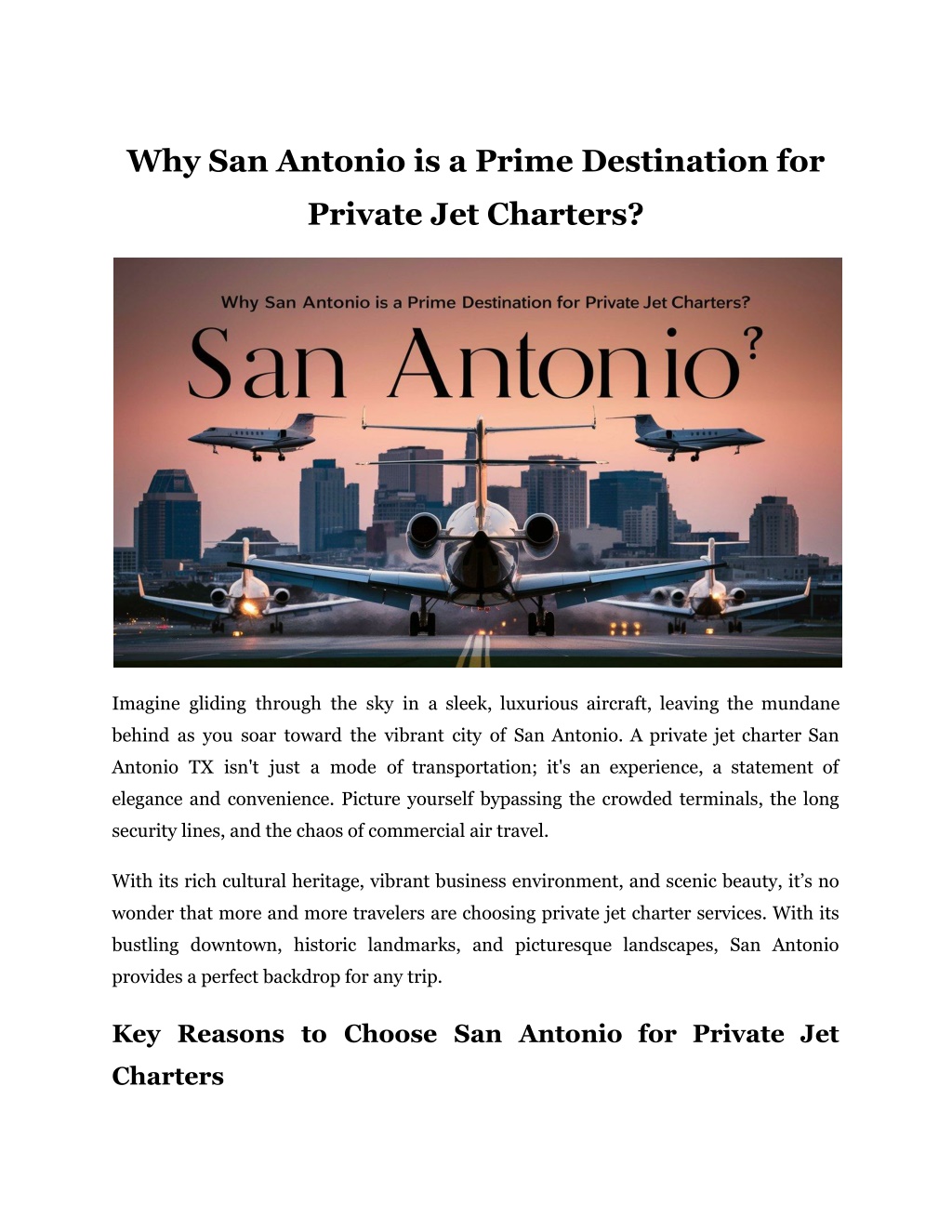 why san antonio is a prime destination for l.w