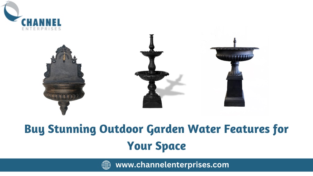 buy stunning outdoor garden water features l.w