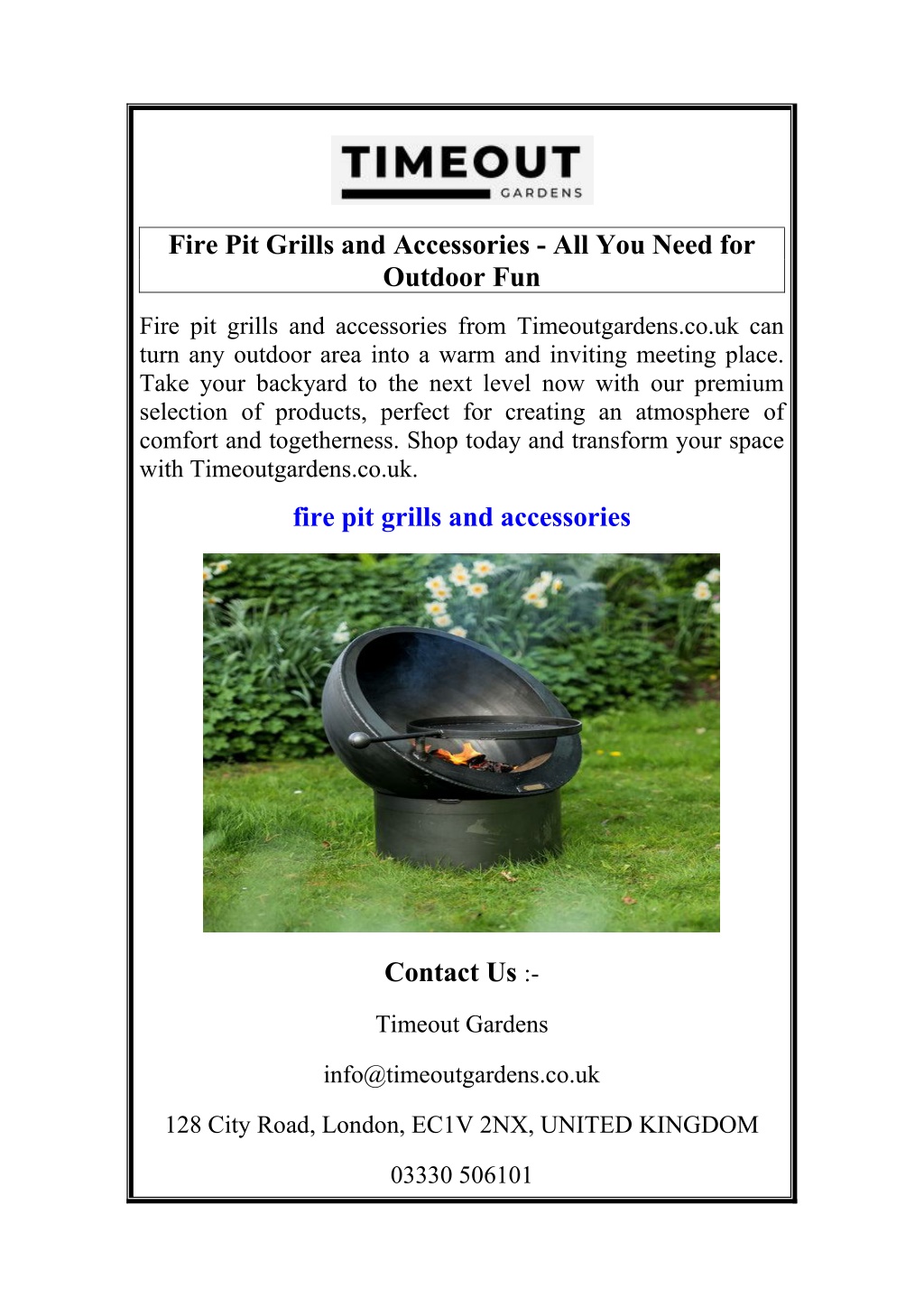 fire pit grills and accessories all you need l.w