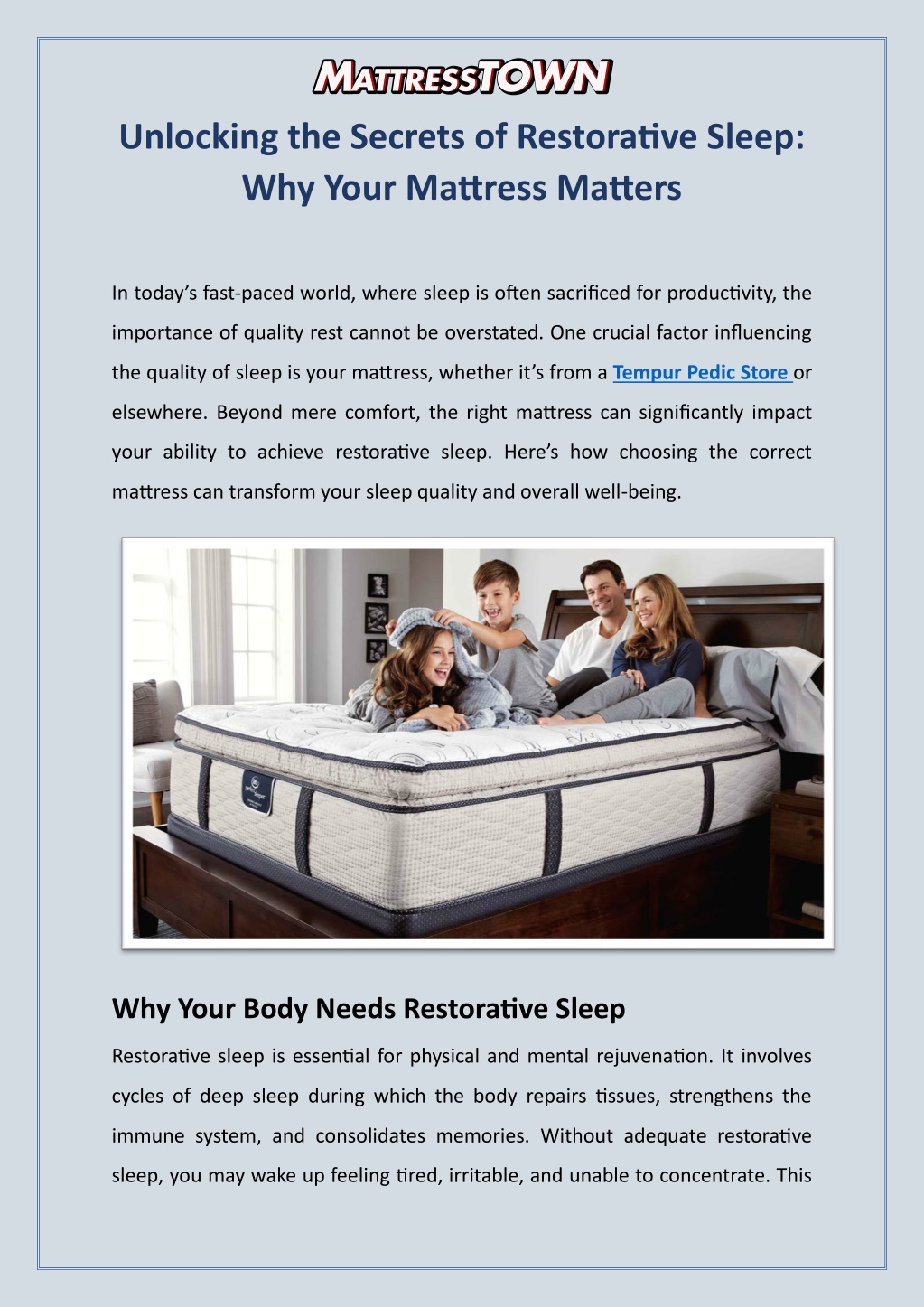 unlocking the secrets of restorative sleep l.w