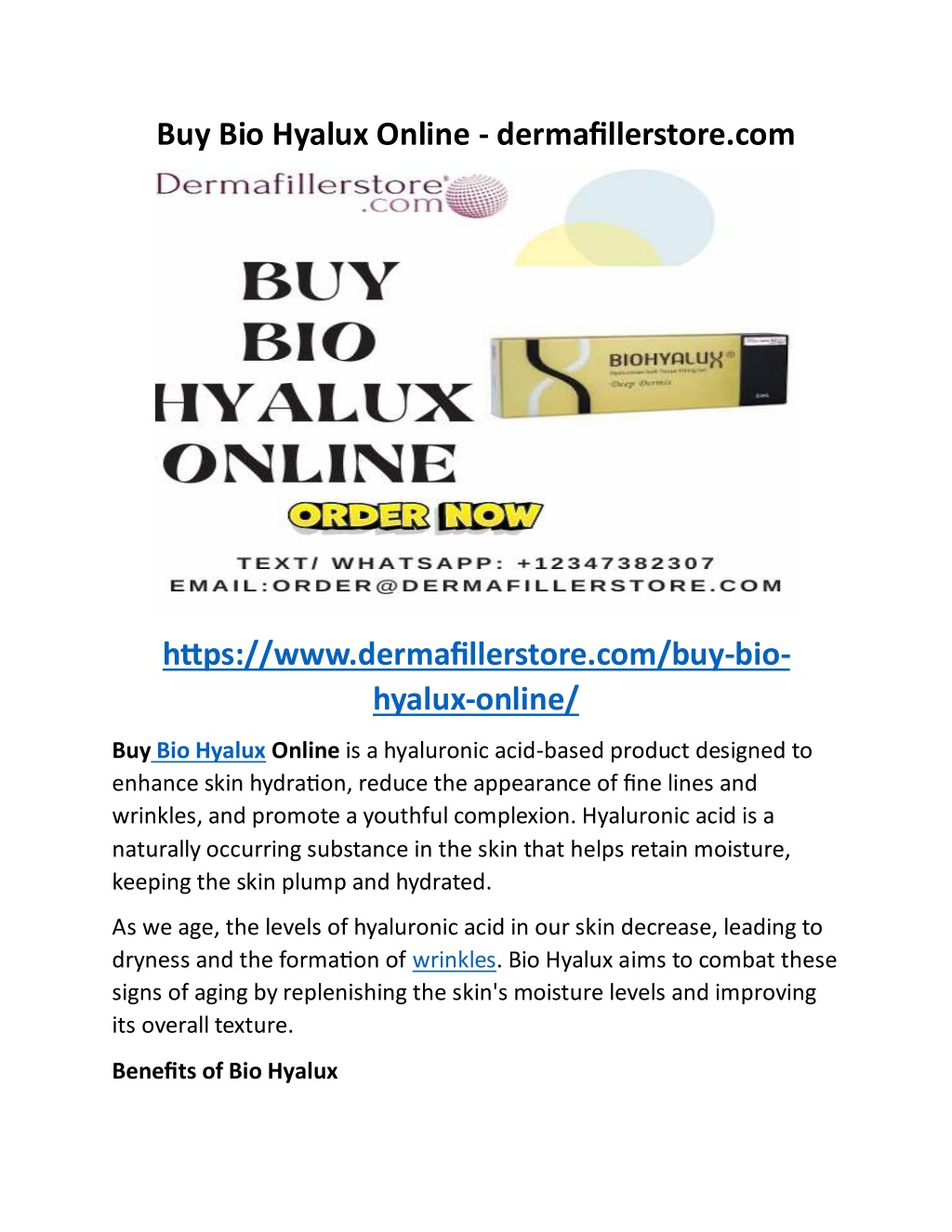 buy bio hyalux online dermafillerstore com l.w