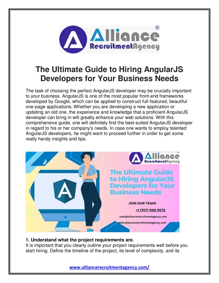 the ultimate guide to hiring angularjs developers n.w